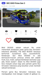 Mod Bussid Terbaru STJ Draka screenshot