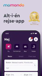 momondo: Fly, Hotel, Billeje screenshot