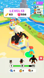 Monster Evolution Run & Battle screenshot