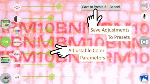 MScopesPro for USB Camera screenshot