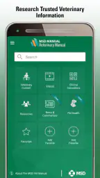 MSD Vet Manual screenshot