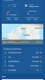 MSN Vejr – vejrudsigt og kort screenshot