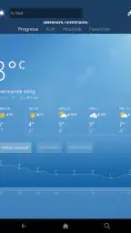 MSN Vejr – vejrudsigt og kort screenshot
