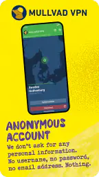 Mullvad VPN screenshot