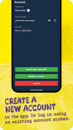 Mullvad VPN screenshot
