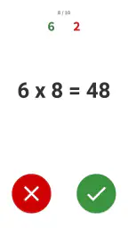 Multiplication Games Math quiz screenshot