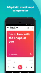 Musixmatch lyrics screenshot
