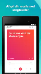 Musixmatch lyrics screenshot