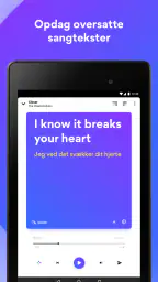 Musixmatch lyrics screenshot