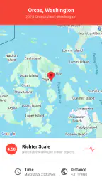 My Earthquake Alerts - Map screenshot