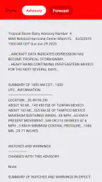 My Hurricane Tracker Pro screenshot