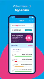 MyLebara optankning screenshot