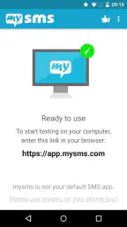 mysms - Remote Text Messages screenshot