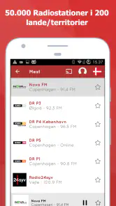 myTuner Radio Danmark DAB screenshot