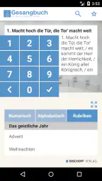 NAK Gesangbuch screenshot