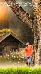 Nature Photo Frames and Editor screenshot