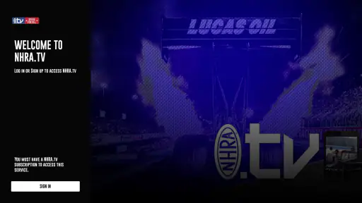 NHRA.TV screenshot