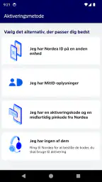 Nordea ID screenshot
