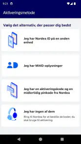 Nordea ID screenshot