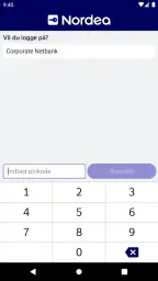 Nordea ID screenshot