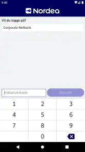 Nordea ID screenshot
