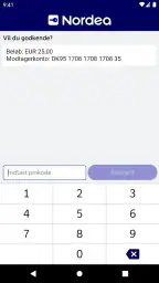 Nordea ID screenshot
