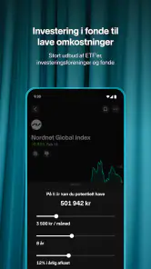 Nordnet: Aktier og fonde screenshot