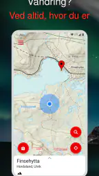 Norgeskort screenshot
