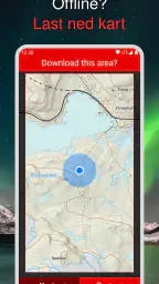 Norgeskort screenshot