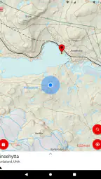 Norgeskort screenshot