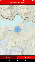 Norgeskort screenshot