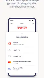 Norlys Opladning screenshot