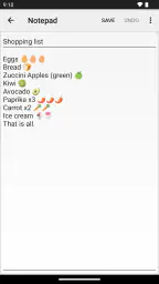 Notepad - simple notes screenshot