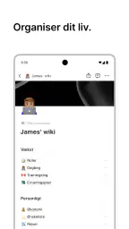 Notion: Notater, Opgaver, AI screenshot