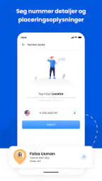 Nummerplacering: Call Locator screenshot