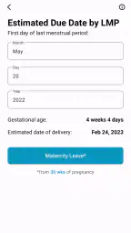 Obstetric Calculator screenshot