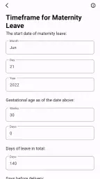 Obstetric Calculator screenshot