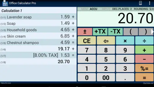 Office Calculator Pro screenshot