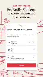 OpenTable screenshot