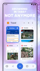Opera-browser med AI screenshot