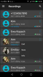 Opkalds Optager screenshot