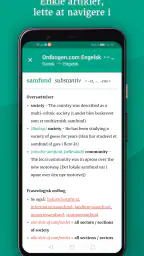 Ordbogen screenshot