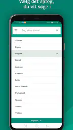 Ordbogen screenshot