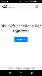 OS2faktor screenshot