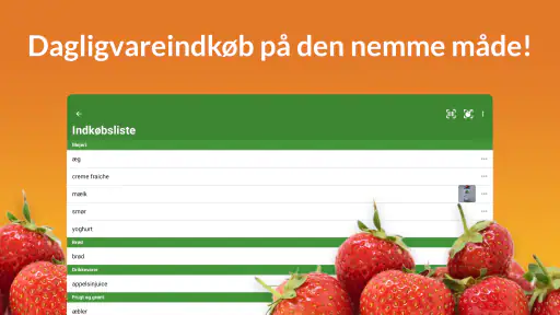 OurGroceries Indkøbsliste screenshot