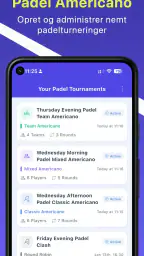 Padel Americano Generator screenshot