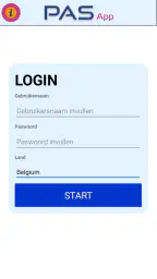 PAS app screenshot