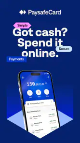 PaysafeCard - prepaid payments screenshot