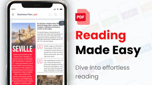 Pdf-læser app screenshot