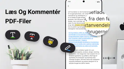 PDF-læser og PDF-editor screenshot
